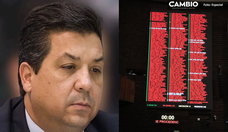 Oficial: Cámara de Diputados desafuera a Francisco García Cabeza de Vaca