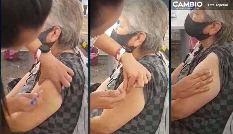 ¡Sí se pudo! SSA repone vacuna a abuelita timada por enfermera rata del Hospital del Norte (VIDEO)