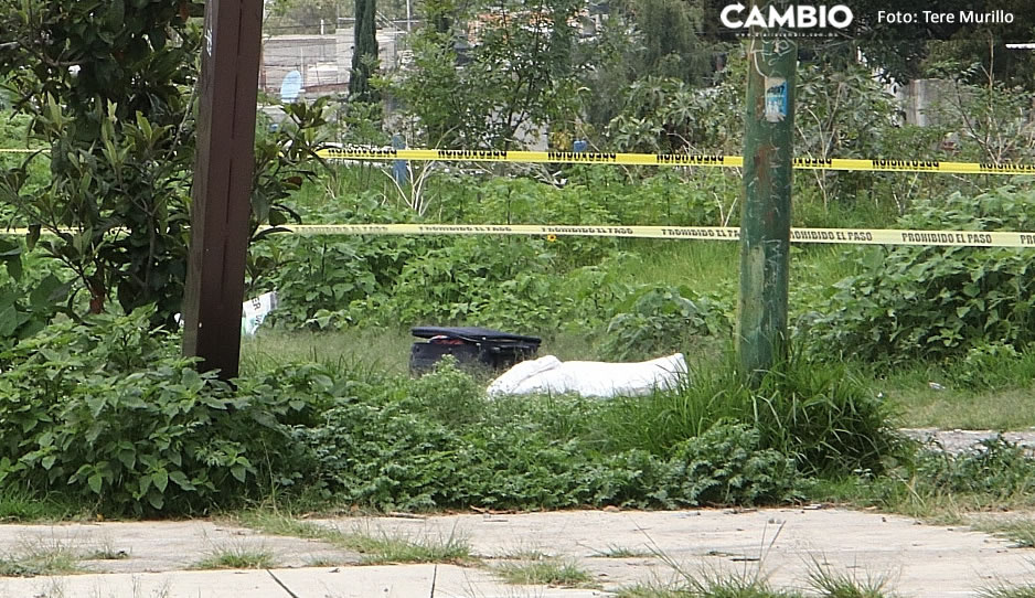 Meten cadáver en una maleta y lo tiran en barranca de la colonia Naciones Unidas (VIDEO)