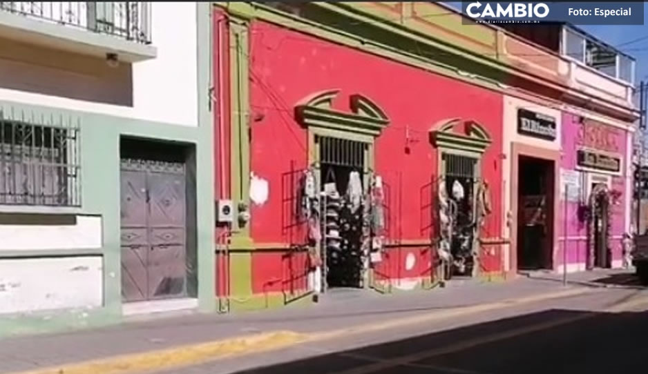 Paola Angón elimina zona 30 en calle Morelos en San Pedro Cholula