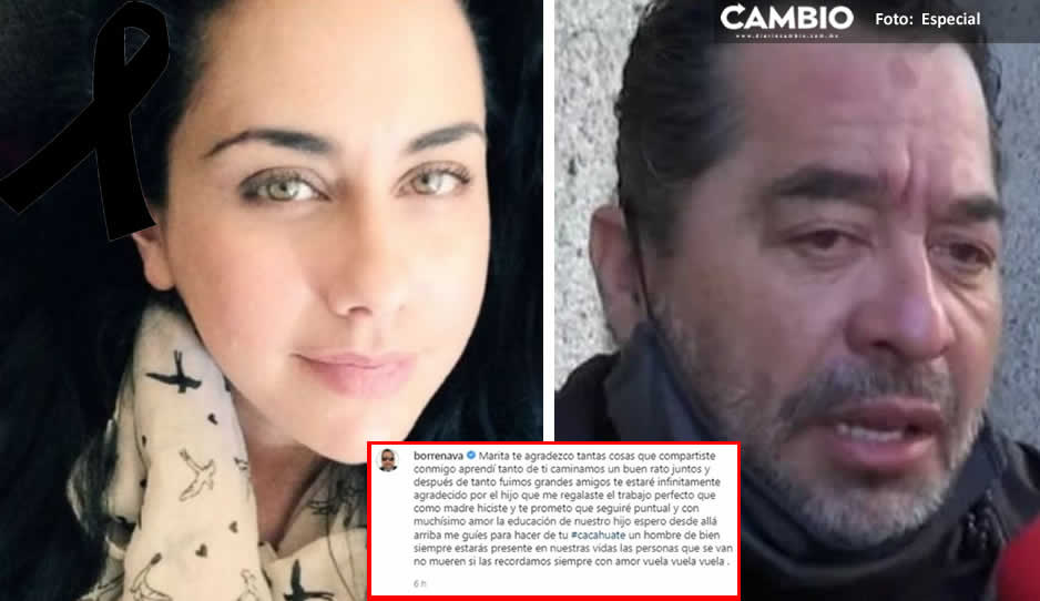 Borrego Nava llora la muerte de su ex pareja y la despide en redes