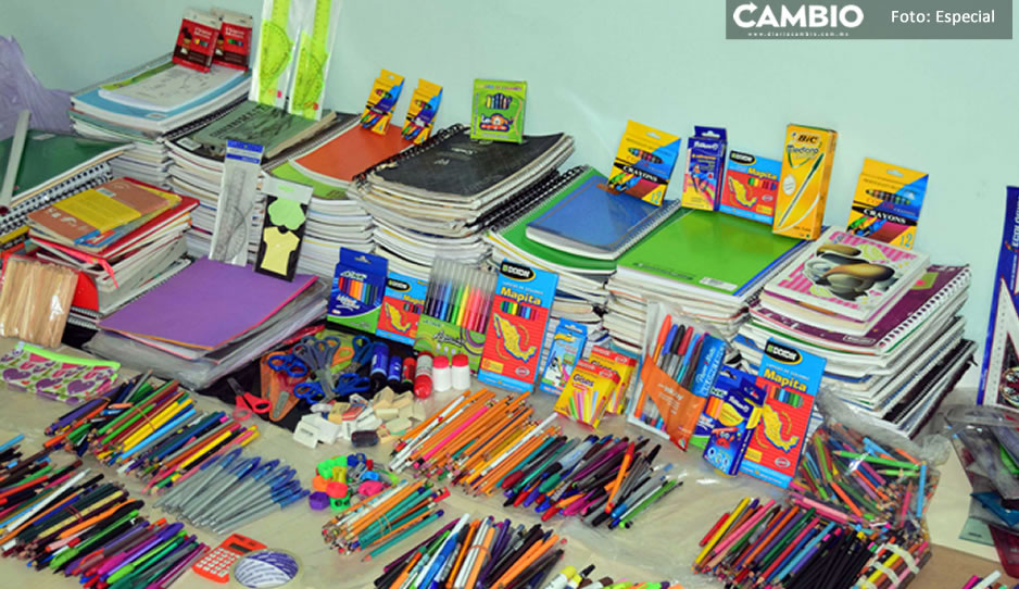 Gobierno regalará kits escolares en San Andrés Cholula como apoyo económico para ciclo 2022-2023