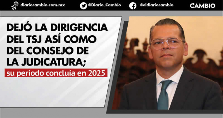 Héctor Sánchez renuncia a presidencia del TSJ, Margarita Gayosso ocupará su lugar (FOTOS Y VIDEO)