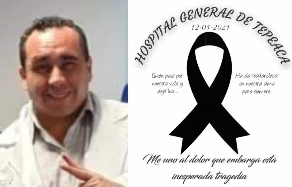Otro héore de bata blanca que se lleva el virus: fallece director del Hospital General de Tepeaca