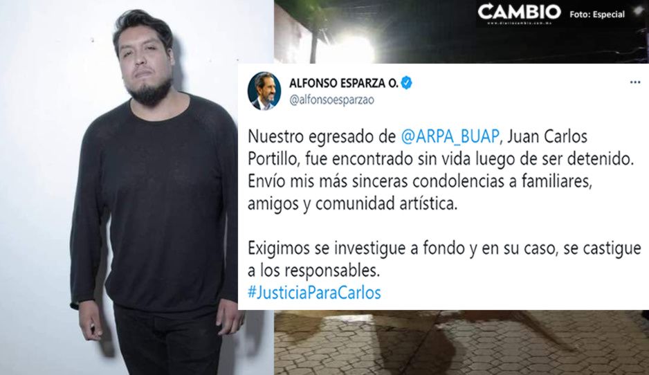 Exige Esparza esclarecer la muerte de Juan Carlos, estudiante BUAP que murió en separos de Xoxtla