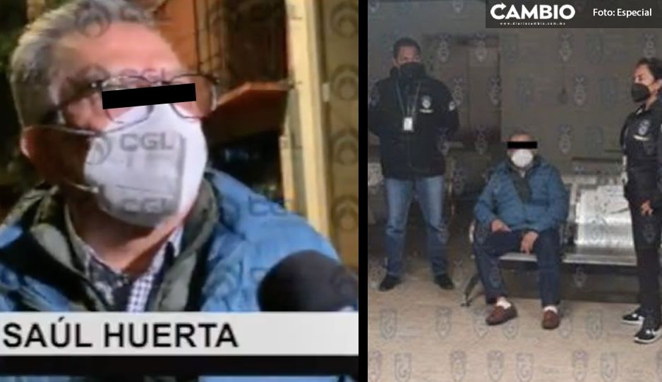 VIDEO: Esto dijo Saúl Huerta antes de entregarse a la Fiscalía