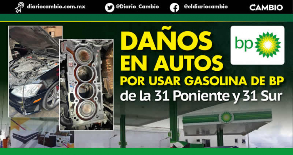 BP es de las gasolineras más baratas en Puebla, pero descompone autos (FOTOS)