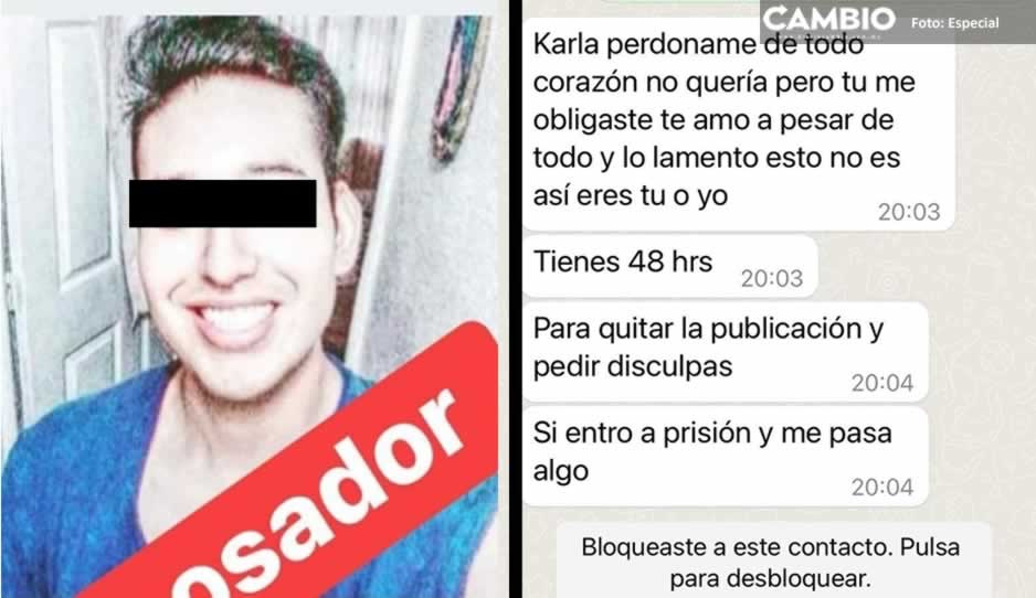 Exhiben a poblano depravado: acosó a una joven por un año