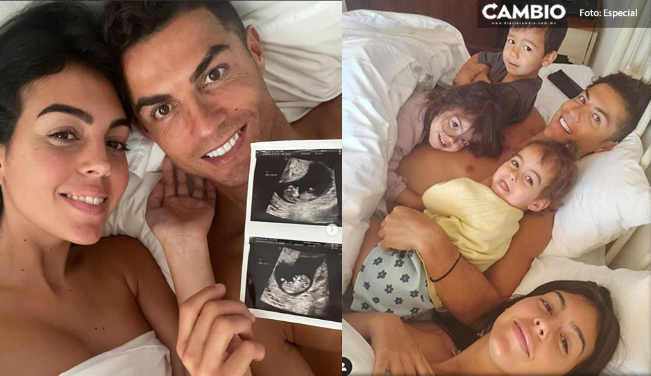 ¡Ahora tendrán gemelitos! Cristiano Ronaldo y Georgina Rodríguez anuncian embarazo (FOTO)