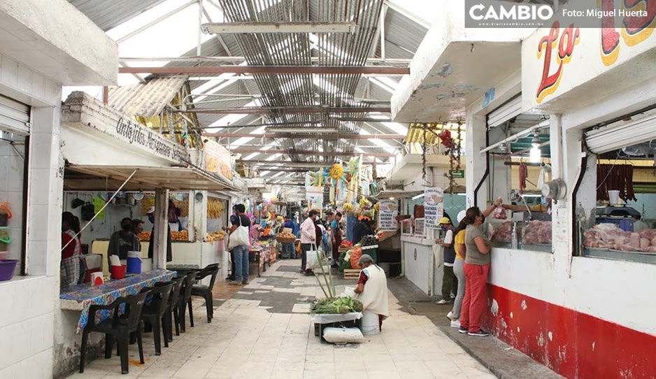 Ayuntamiento de Lalo invertirá 9 millones de pesos en rehabilitación del Mercado Amalucan (VIDEO)