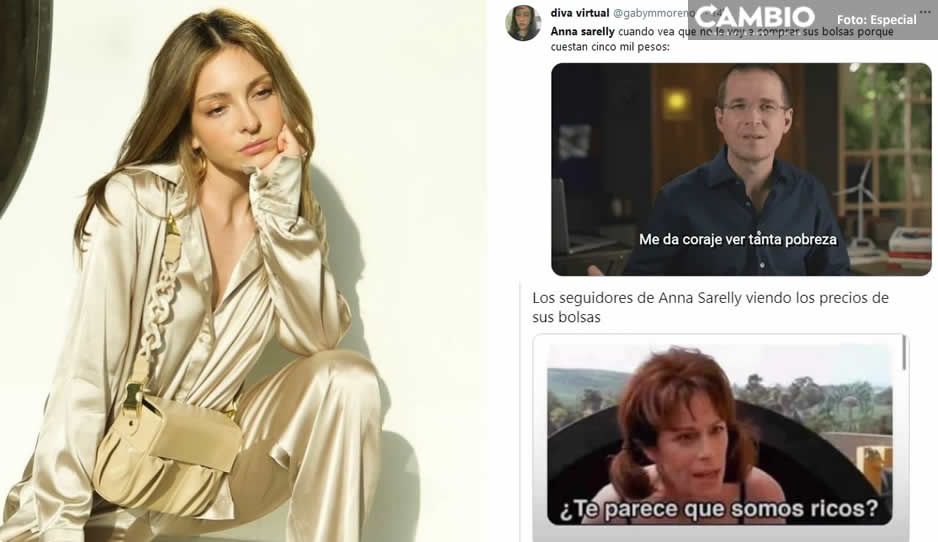 Influencer Anna Sarelly vende bolsas de casi 6 mil pesos y revientan las redes