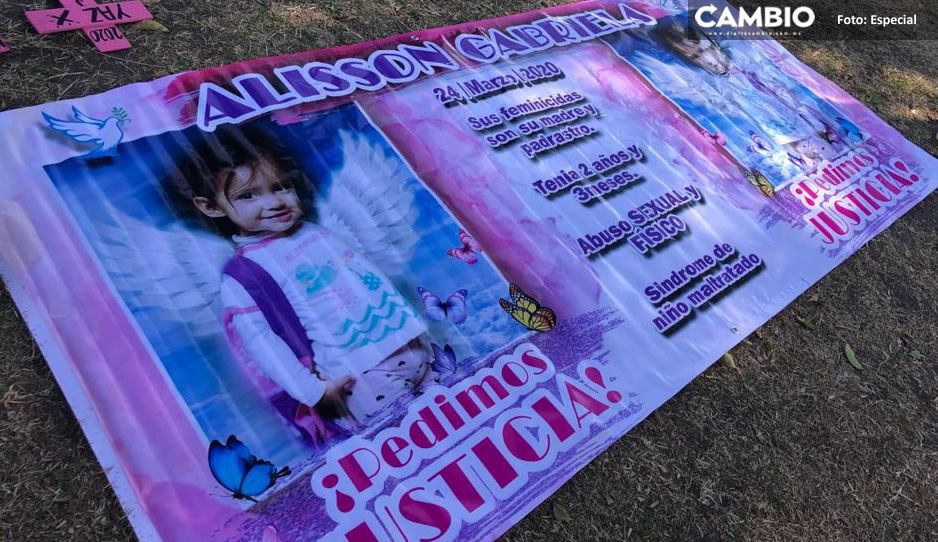 Colectivos poblanos recuerdan a la pequeña Alisson a un año de su feminicidio (VIDEO)