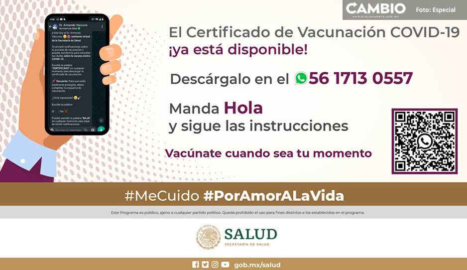 Así puedes obtener tu certificado de vacunación COVID