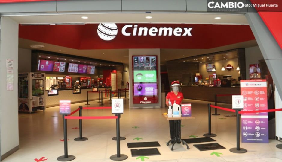 ¡Prepara las palomitas! Cinemex reabre sus salas en Plaza Dorada y Explanada Puebla  