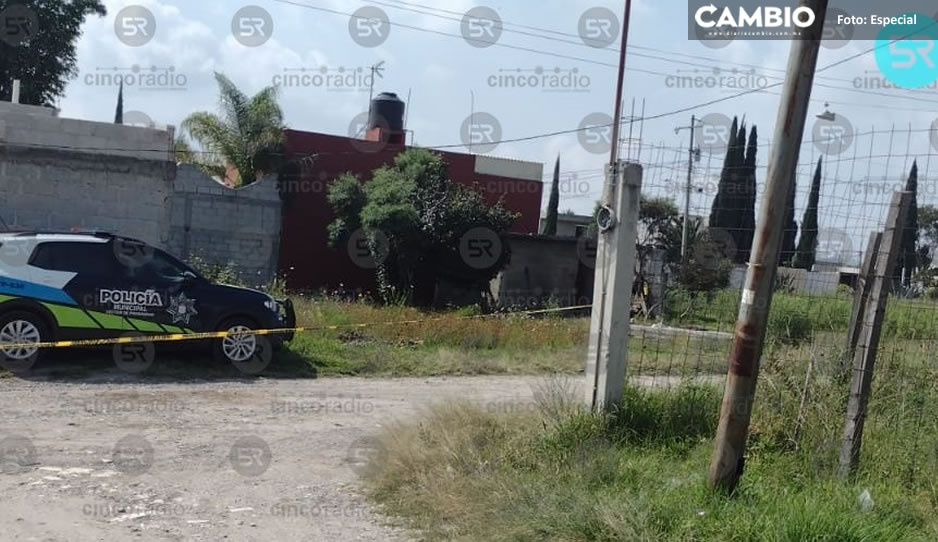 Hallan cadáver putrefacto en predio de Santa Lucía