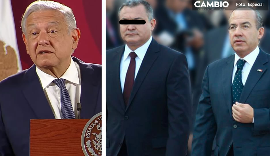 AMLO asegura que García Luna mandaba dinero del narco con Felipe Calderón