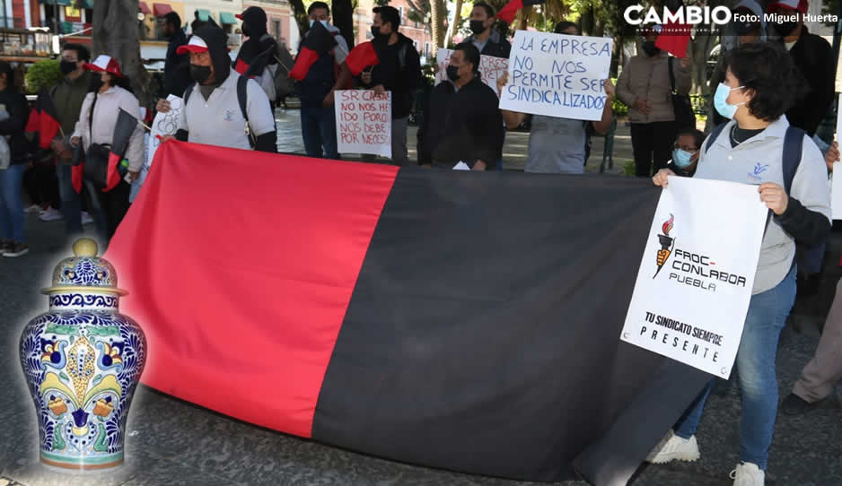 Piezas que comercializa Uriarte Talavera no son originales; revelan trabajadores en protesta