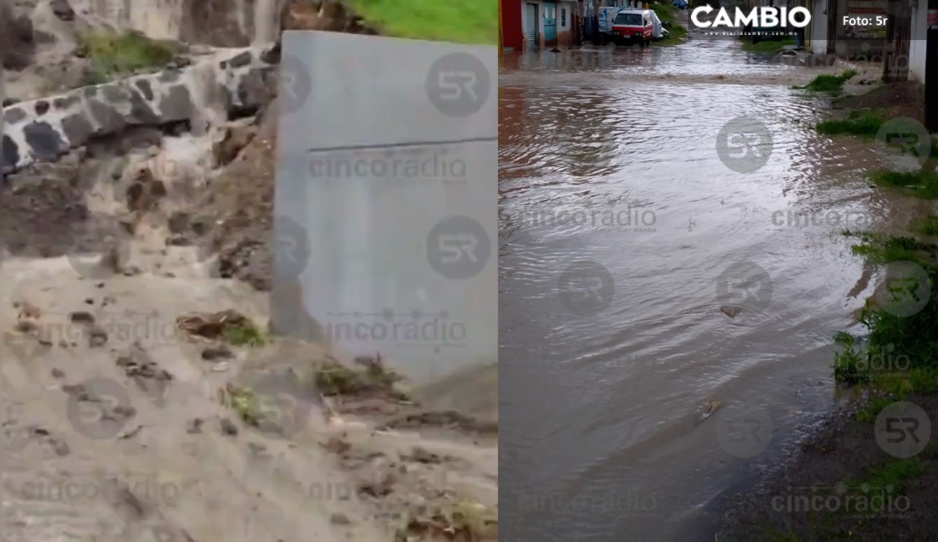 Inundaciones por las lluvias no paran: exhiben VIDEO de fuerte deslave en la Santa Catarina