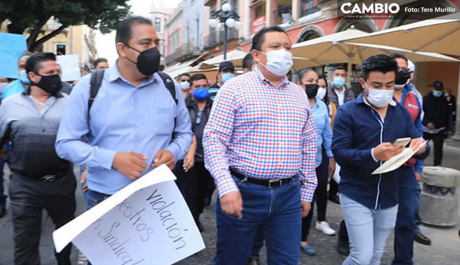 Gonzalo Juárez sigue con su show: amaga con paro de labores de sindicalizados