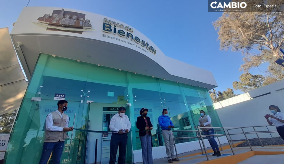 Gobierno de México inaugura banco del bienestar en Atlixco