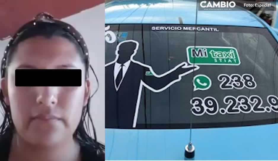 Taxista es acusado de presuntamente secuestrar a una joven en Tehuacán (VIDEO)
