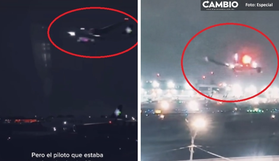 VIDEO Casi chocan dos aviones en el AICM; Gobierno ya investiga