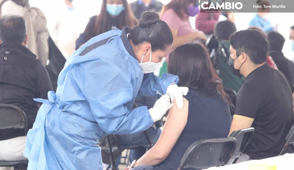 En Puebla, 50% de mayores de 18 años ya tienen la primera dosis antiCovid: SSA