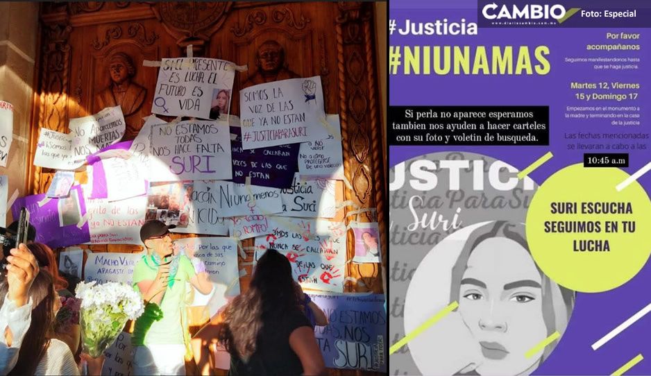 &#039;Seguimos en la lucha&#039; Exigen justicia por el asesinato de Suri Saday en Tehuacán