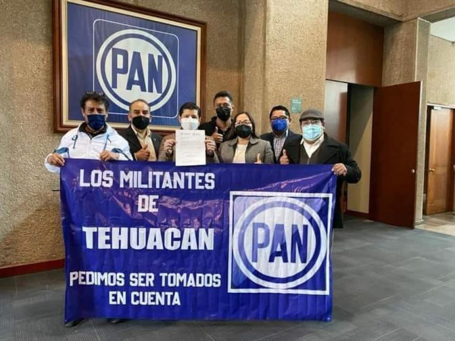 Panistas de Tehuacán piden ser tomados en cuenta y no imponer a Jacobo Aguilar