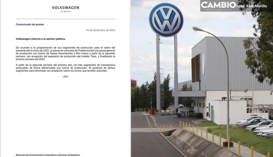 ¡Se van de vacaciones! VW detendrá producción de Jetta y Tiguan hasta la primera semana del 2023