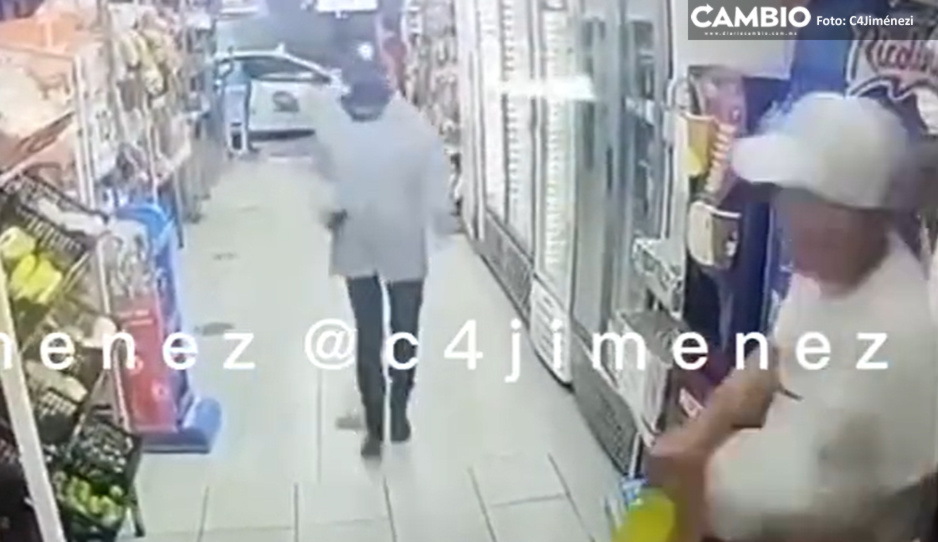 FUERTE VIDEO: Sicario ejecuta a hombre dentro de una tienda en Iztapalapa