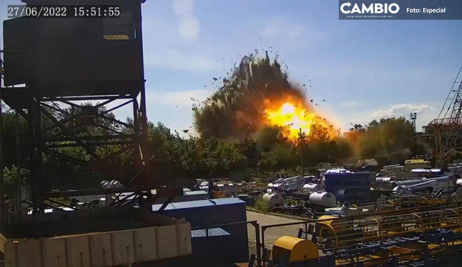 FUERTE VIDEO: Captan momento exacto en que misil ruso impacta en centro comercial de Ucrania