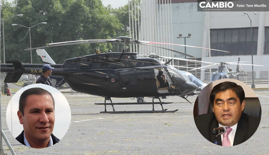 Helicópteros de Moreno Valle nadie los quiere comprar por tener señalamientos de mal funcionamiento, Barbosa (VIDEO)