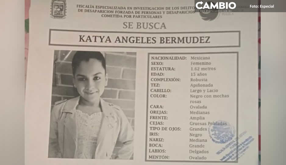Katya Ángeles desapareció en Santo Tomás Chautla ¡Ayuda a localizarla!