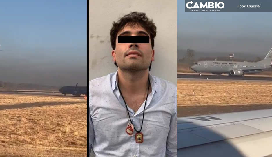 Así fue el traslado de Ovidio Guzmán a la CDMX (VIDEO)