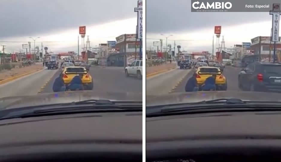 FUERTE VIDEO: Ciudadanos quedaron atrapados en medio de la balacera en Ciudad Juárez