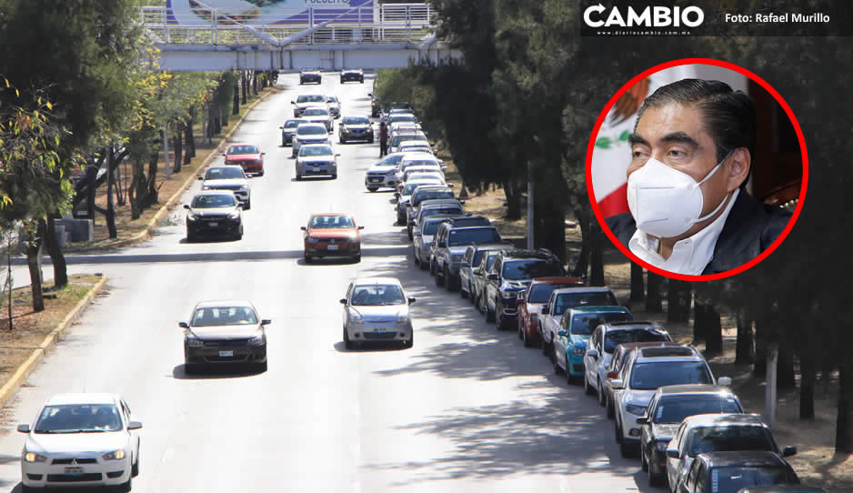 Plazo para pagar control vehicular vence el 30 de junio en Puebla, confirma Barbosa