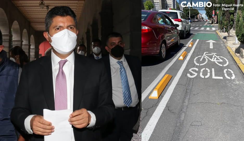 Tras molestia de los poblanos, Lalo hará un diagnóstico de las ciclovías puestas por Claudia