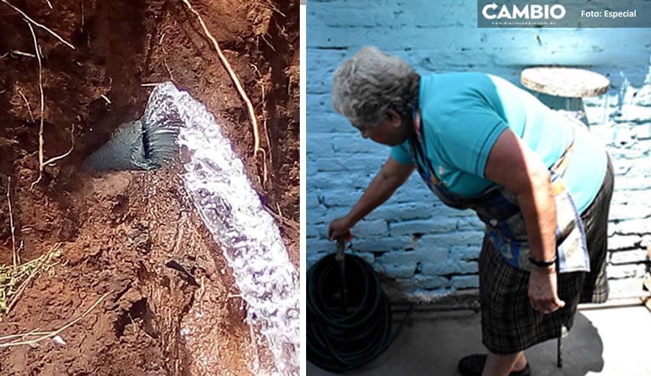 Colonias de Huauchinango se quedan sin agua potable por culpa de vándalos