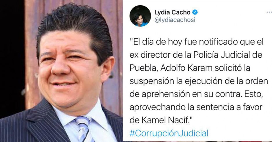 Adolfo Karam también solicitó suspensión de orden de aprehensión por caso Lydia Cacho