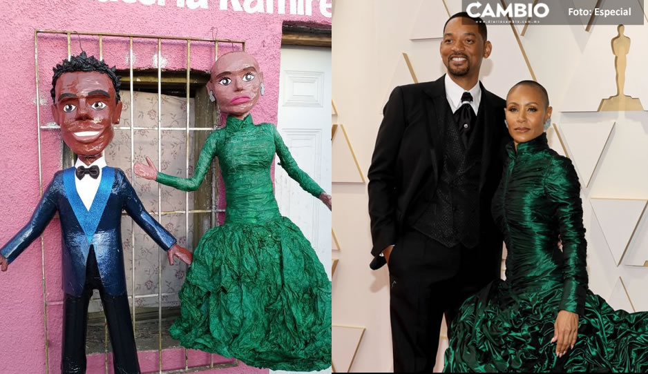¡Ingenio mexicano! Piñatas Ramírez REVIVEN el pleitazo entre Will Smith, Jada Pinkett y Chris Rock
