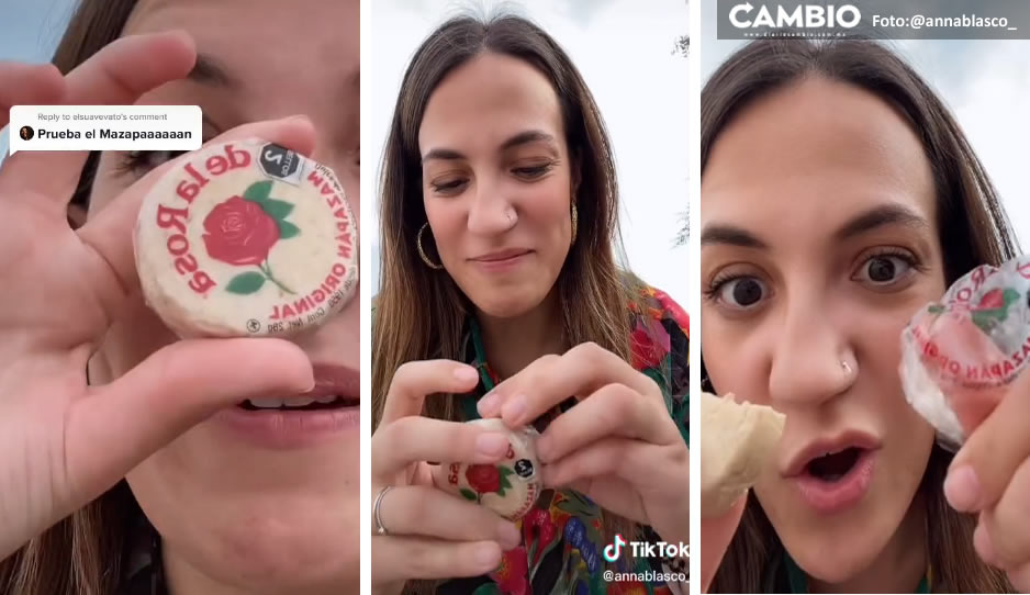 ¡OMG! Española prueba el mazapán por primera vez y su reacción se viraliza (VIDEO)