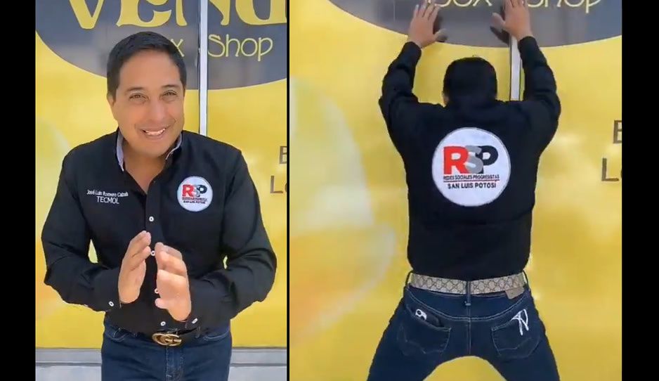 VIDEO: No es una bailarina exótica, es Tecmol, candidato del RSP que quiere ser gobernador