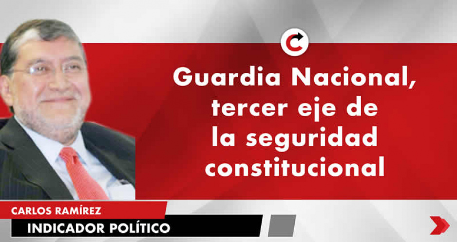 Guardia Nacional, tercer eje de la seguridad constitucional