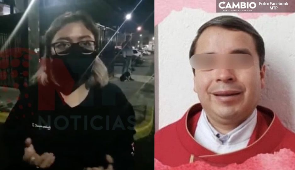 VIDEO: Novia del padrecito Marcelino estaba golpeada, narra vecina de la Rivera Anaya