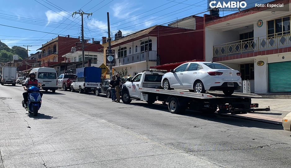 Recuperan auto robado durante cateo a una vivienda en Teziutlán