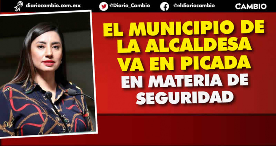 Crece 14 por ciento la incidencia delictiva en Huejotzingo en el 1er año del segundo gobierno de Angélica Alvarado