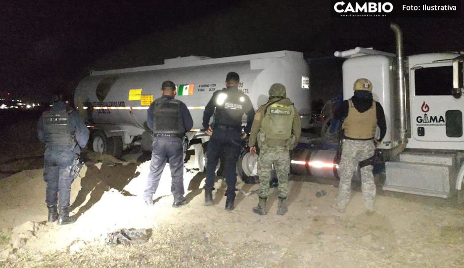 Tras ser descubiertos, huachigaseros desatan balacera vs Policía Estatal en la Amozoc- Acajete