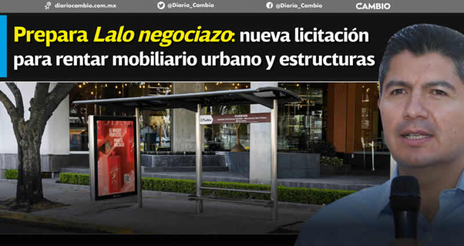 Cocina Lalo otra concesión: entregará paraderos del transporte público, puentes y zona de pendones (FOTOS)