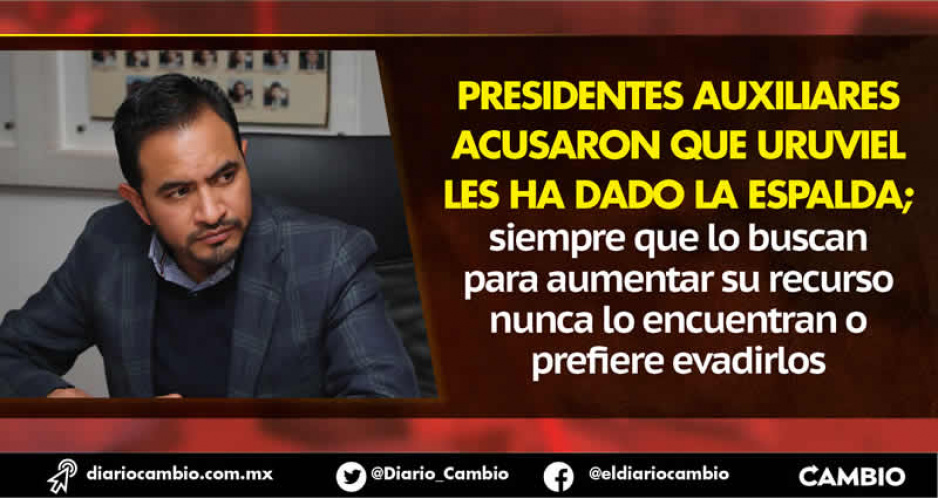 Uruviel González da sólo 4 mil pesos mensuales de presupuesto a juntas auxiliares de Ciudad Serdán